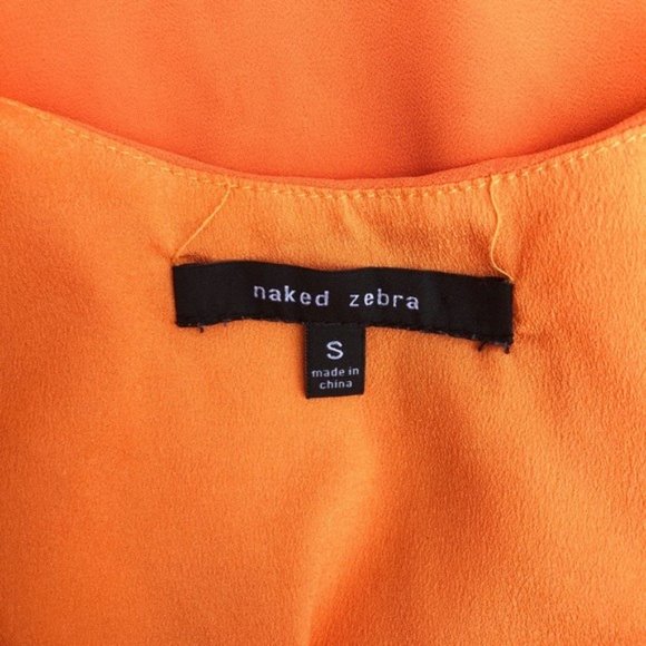 NEW Orange V-neck Spaghetti Strap Cami - Picture 3 of 3